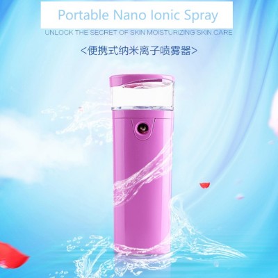 Nanotime skin moisture device portable bottle cool spray