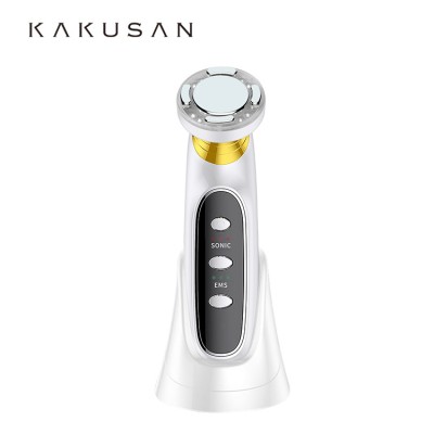 Ultrasonic EMS Skin Rejuvenation Red LED Face Beauty Massager