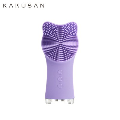 USB Charging Waterproof Electric Silicone Facial Cleansing Brush